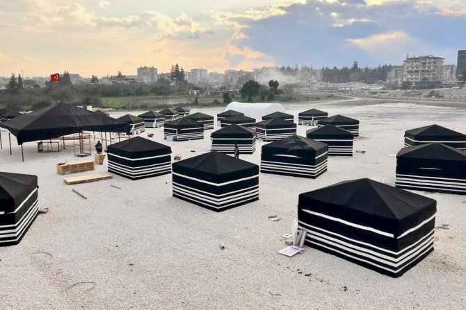 Aydın Valiliği’nin Yaptırdığı Yörük Çadırları Hatay’a Yuva Oldu