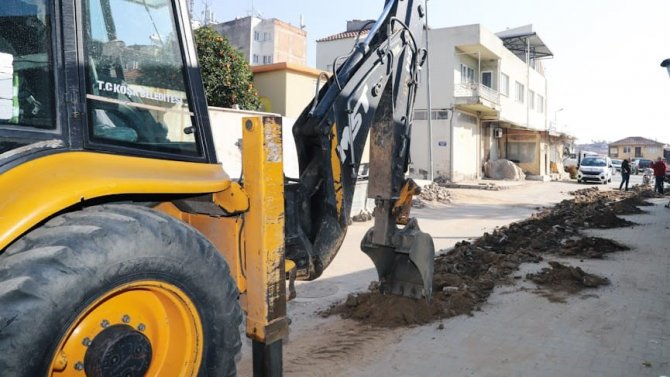 Köşk Belediyesi, Doğalgaz Hattı Çalışması Yapılan Yolları Düzenliyor