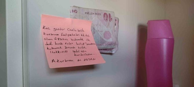 Batmanlı İtfaiye Eri Duş Aldığı Kyk Yurdunda Şampuanın Ücretini Bıraktı