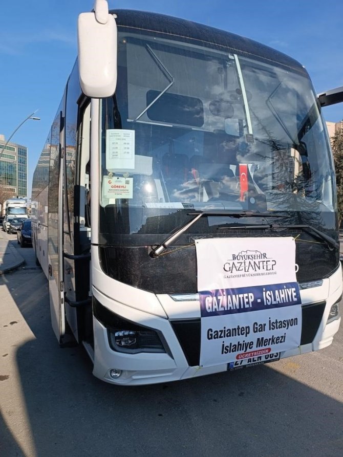 Büyükşehir, Nurdağı Ve İ̇slahiye’ye Ring Seferlerine Başladı