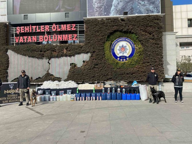 İ̇stanbul’da 1 Ton 63 Kilo Uyuşturucu Madde Ele Geçirildi