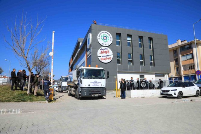 Muğla Büyükşehir’den Deprem Bölgesinin Altyapısına Destek