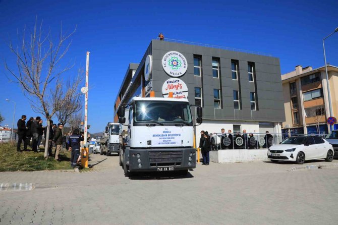 Muğla Büyükşehir’den Deprem Bölgesinin Altyapısına Destek