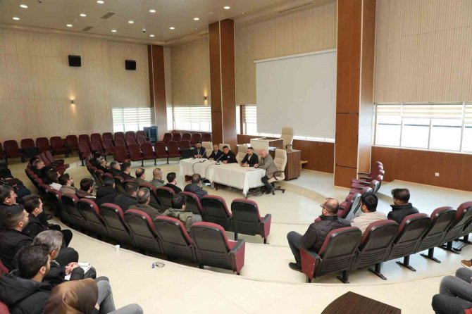 Erciş’te ‘Deprem Risk Ve Yapı Kontrol Değerlendirme Toplantısı’ Yapıldı