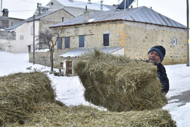 Bayburtlu Çiftçilerin Deprem Bölgesine Yem Desteği Devam Ediyor