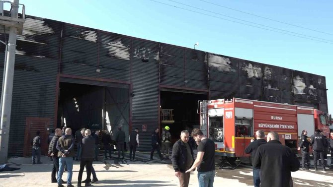 Metal Fabrikasında Yangın Paniği