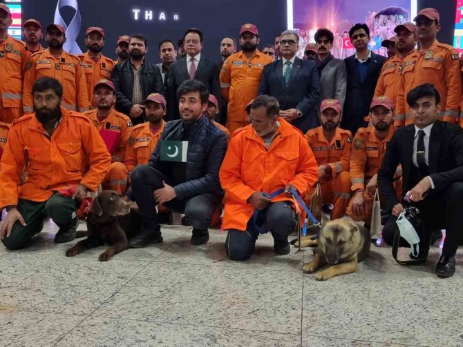 Pakistan Arama Kurtarma Ekibi İ̇stanbul’dan Tören İle Uğurlandı