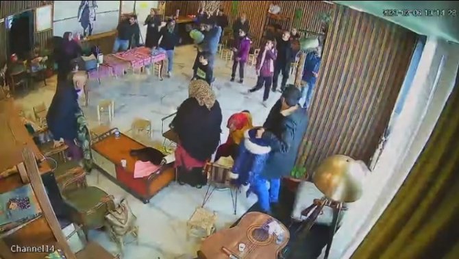 İ̇kinci Depreme Anaokulunda Yakalandılar, Korku Anları Kameraya Yansıdı