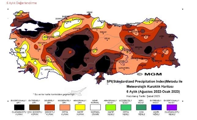 Afyonkarahisar Olağanüstü Kuraklık Tehlikesi Altında