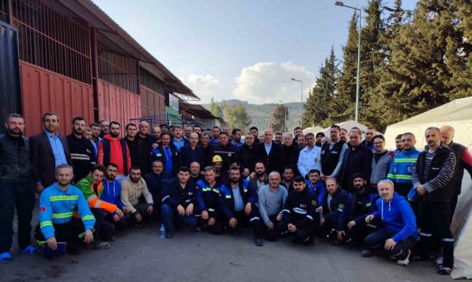 Türk-i̇ş Genel Başkanı Ergün Atalay Hatay’da Temaslarda Bulundu