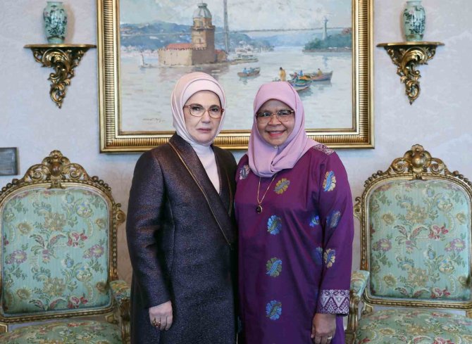 Emine Erdoğan, Bm Habitat İ̇cra Direktörü Sharif İle Bir Araya Geldi