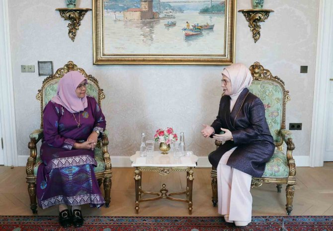 Emine Erdoğan, Bm Habitat İ̇cra Direktörü Sharif İle Bir Araya Geldi