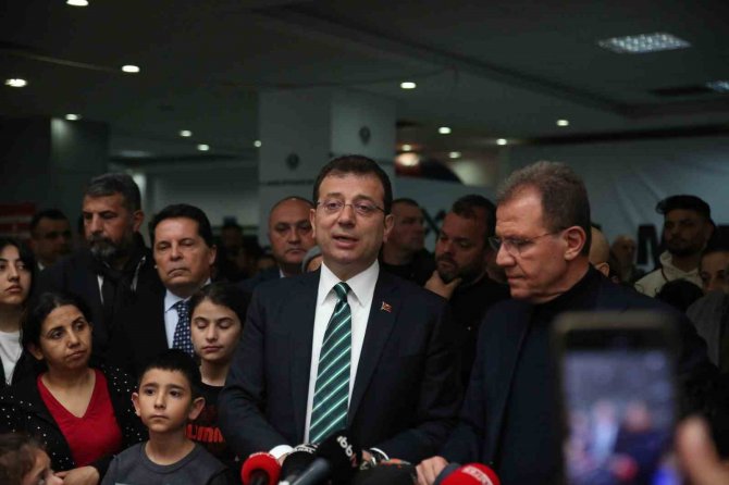 İ̇bb Başkanı Ekrem İ̇mamoğlu Mersin’de