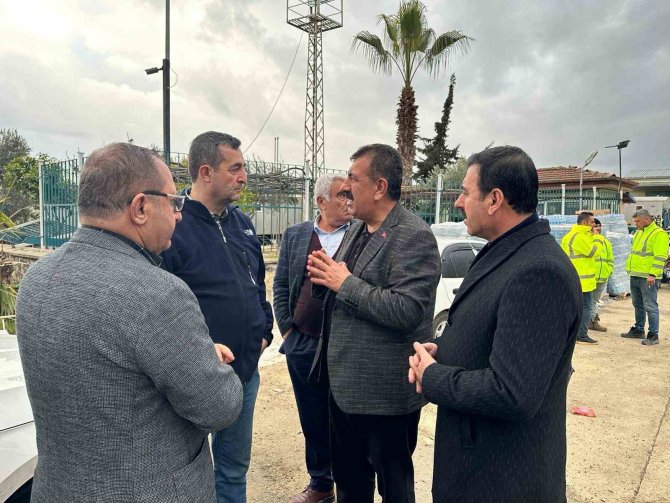 Tüdki̇yeb Genel Başkanı Nihat Çelik Afet Bölgesinde İncelemelerde Bulundu