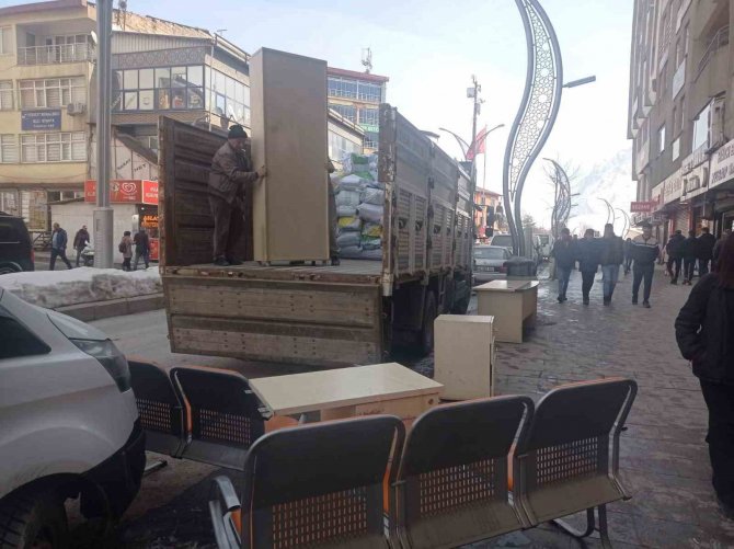 Hakkari Sgk Binası Boşaltıldı