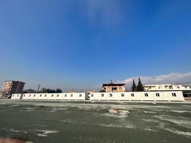 İ̇ga İ̇stanbul Havalimanı’nın Hatay’da Kurduğu Konteyner Kent 8 Mart’ta Açılacak