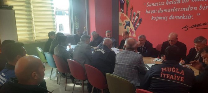 Köyceğiz’de Afet Koordinasyon Toplantısı Düzenlendi