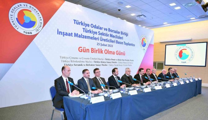 Tobb Başkanı Hisarcıklıoğlu: “Deprem Bölgesinde Yapılacak Konutlarda İnşaat Malzemeleri İçin Fiyat Sabitlenecek”