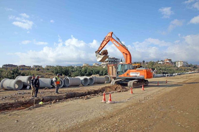 Kestel’de Yeni Yolda Çalışmalar Aralıksız Devam Ediyor