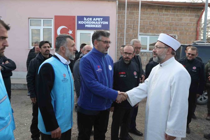 Diyanet İ̇şleri Başkanı Erbaş, Adıyaman’da Ziyaretlerde Bulundu