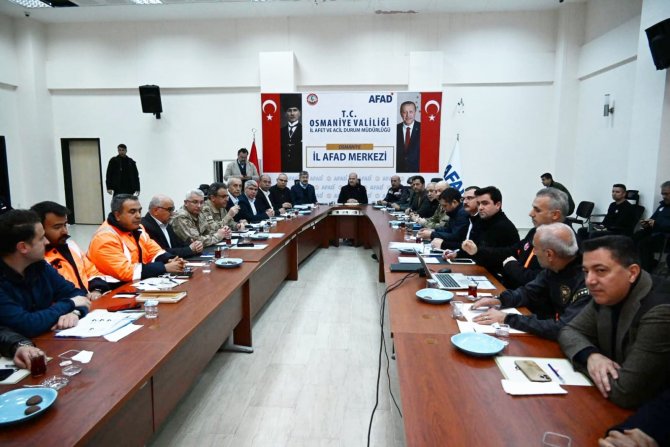 İ̇çişleri Bakanı Soylu, Osmaniye’de Çalışmalar Hakkında Bilgi Aldı