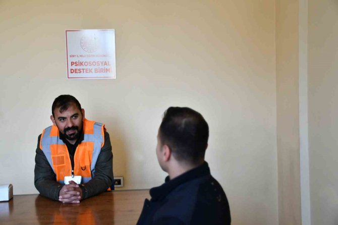 Siirt’e Getirilen Afetzedelere Psikososyal Destek Sağlanıyor