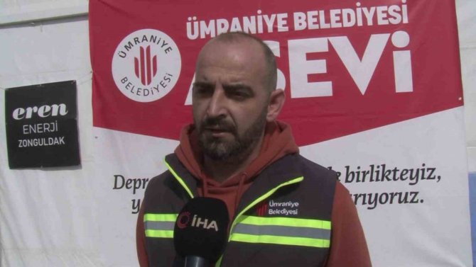 Ümraniye Belediyesi Hatay’da Aşevi Açtı