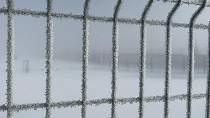 Erzurum’da Yoğun Sisten Göz Gözü Görmedi