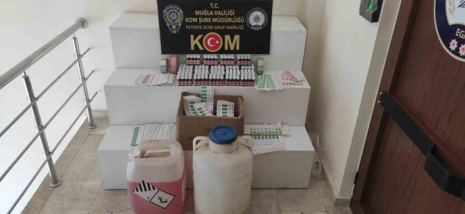 Fethiye’de Sahte Krem Üreten Kişi Yakalandı