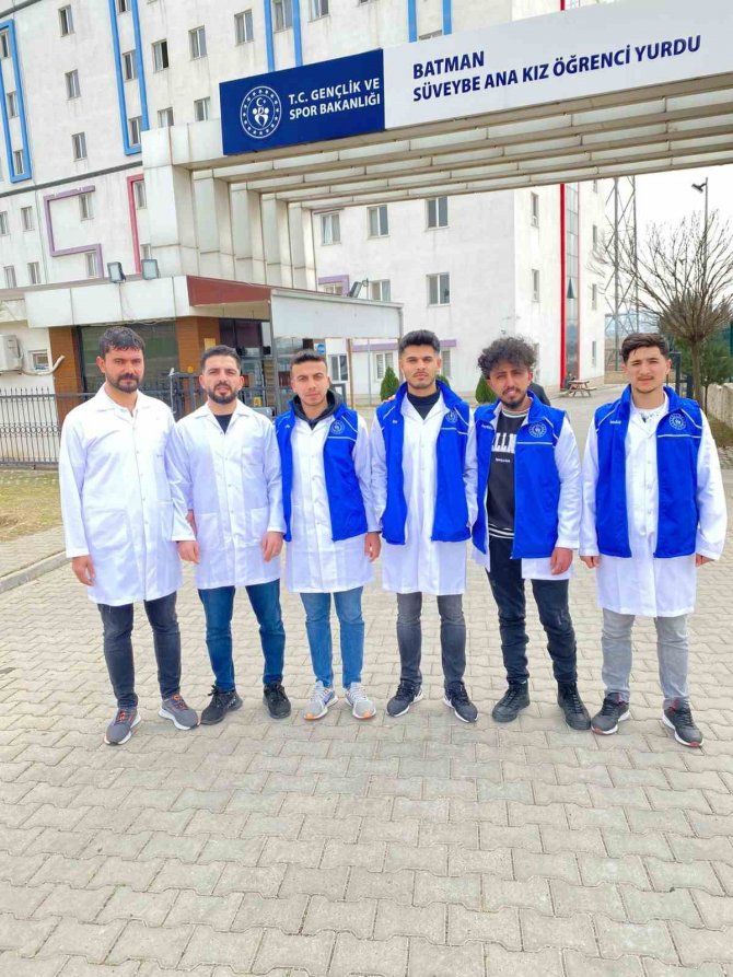 Batman’da Depremzedelere Kuaförlük Hizmeti