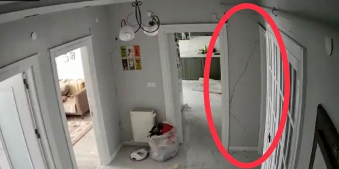 Malatya’da 5.6’lık Deprem Anı Kamerada
