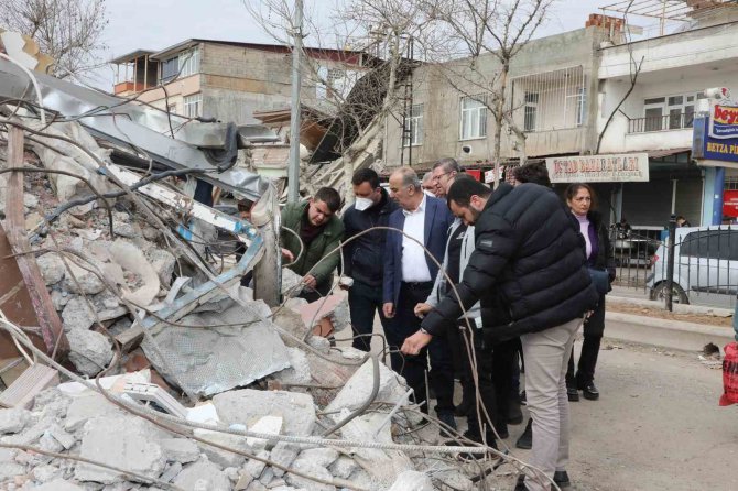 Başkan Türkyılmaz Deprem Bölgesinde