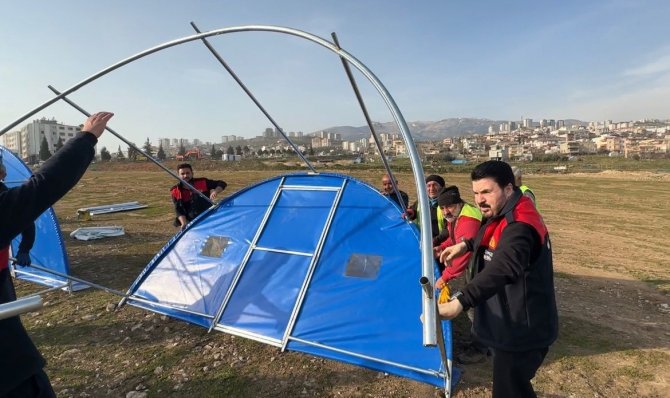 Başkan Sayan’ın "Ağrı Çadır Kent" Projesi Tamamlandı