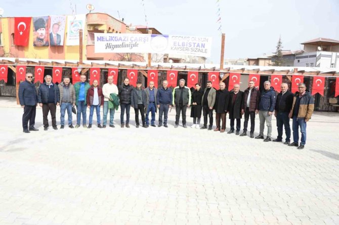 Melikgazi’nin Desteği İ̇le Yapılan Elbistan Melikgazi Çarşı Hizmete Başladı