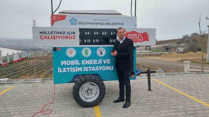 Tekirdağ’da Depremzedeler İçin Mobil Enerji Ve İletişim Aracı Üretildi