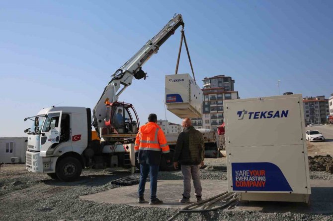 Hatay’da 96 Konteynerden Oluşan 54 Yataklı Hastanenin Yapımı Tamamlandı