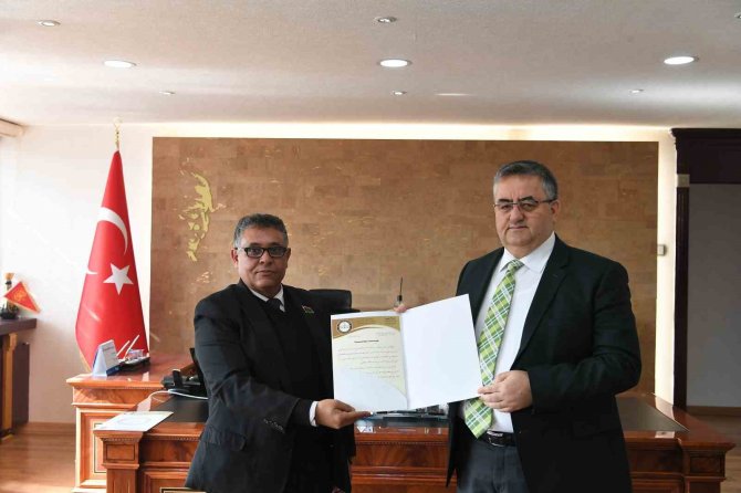 Kardeş Şehir Misrata’dan Kayseri Büyükşehir’e ‘Geçmiş Olsun’ Ziyareti