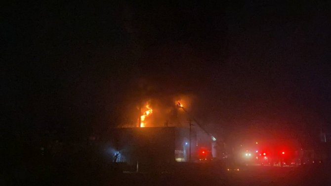 Kocaeli’de Fabrika Yangını