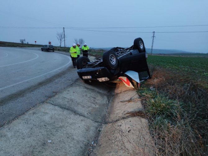 Tekirdağ’da Trafik Kazası: 2 Yaralı