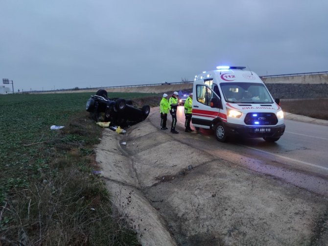 Tekirdağ’da Trafik Kazası: 2 Yaralı