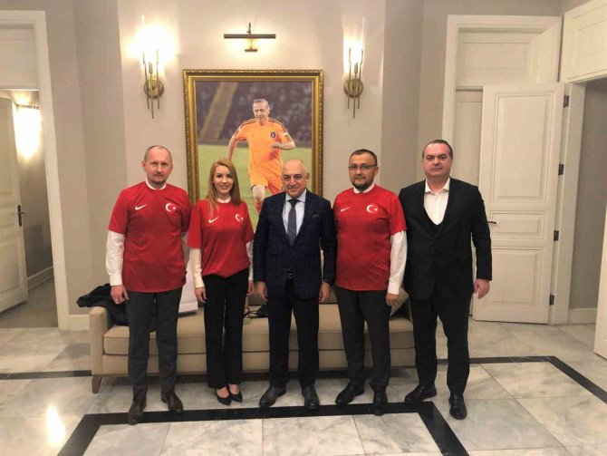 Ukrayna Büyükelçisi Bodnar’dan Tff Başkanı Mehmet Büyükekşi’ye Ziyaret