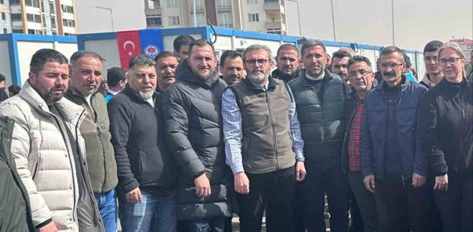 Avrupalı Türkler Deprem Bölgesine Konteyner Kent Kuruyor