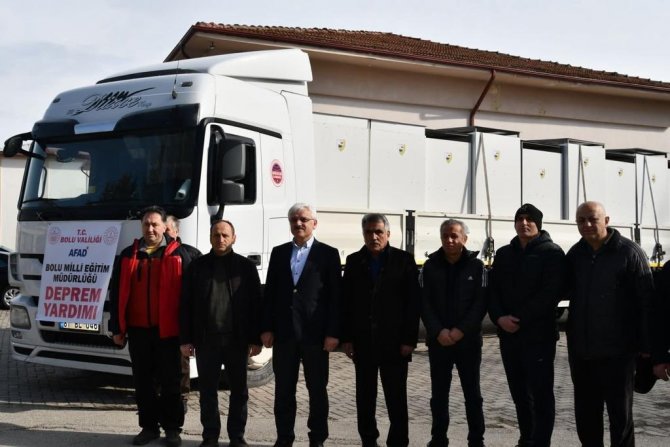 Bolu’dan Deprem Bölgelerine 555 Araç Yardım Gönderildi