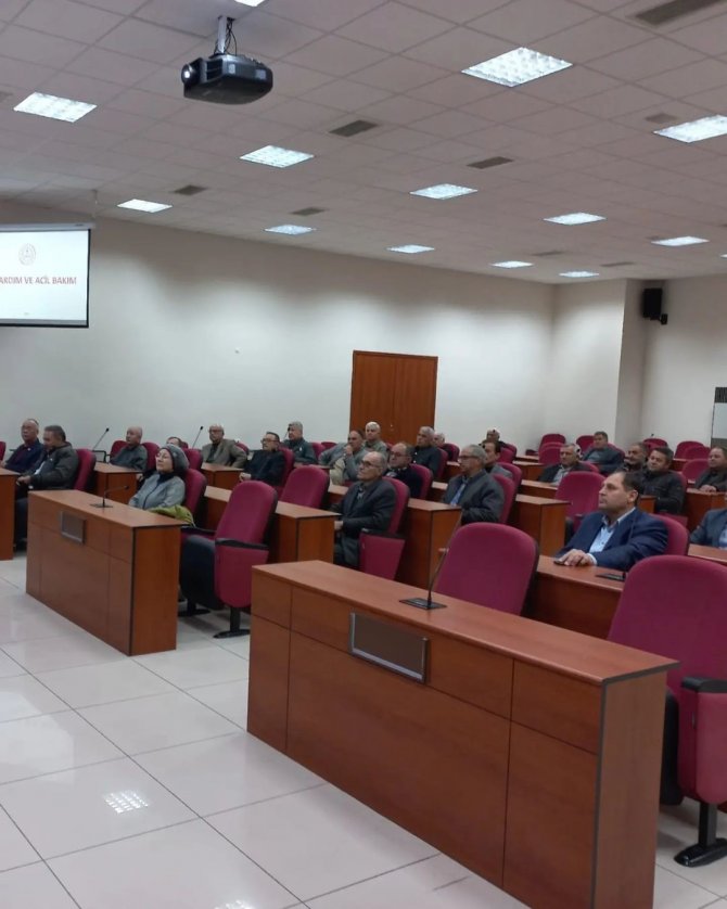 Aydın’da 83 Muhtara İlkyardım Eğitimi Verildi