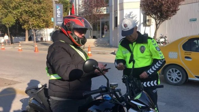 Bandırma’da Bir Ayda Bin 133 Motosiklet Denetlendi