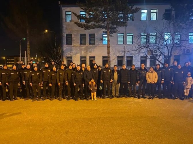 Bekçiler Erzincan’dan Deprem Bölgesine Uğurlandı