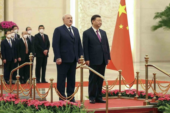 Çin Devlet Başkanı Xi İle Belarus Devlet Başkanı Lukaşenko Bir Araya Geldi