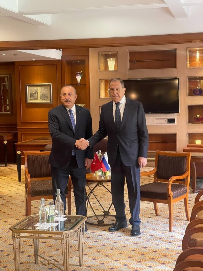 Bakan Çavuşoğlu, Lavrov Ve Kanadalı Mevkidaşıyla Görüştü