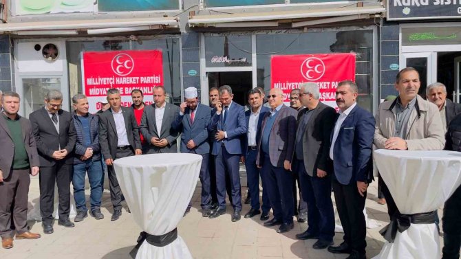 Mhp Midyat İ̇lçe Başkanlığı Depremzedeler Yararına Etkinlik Düzenledi