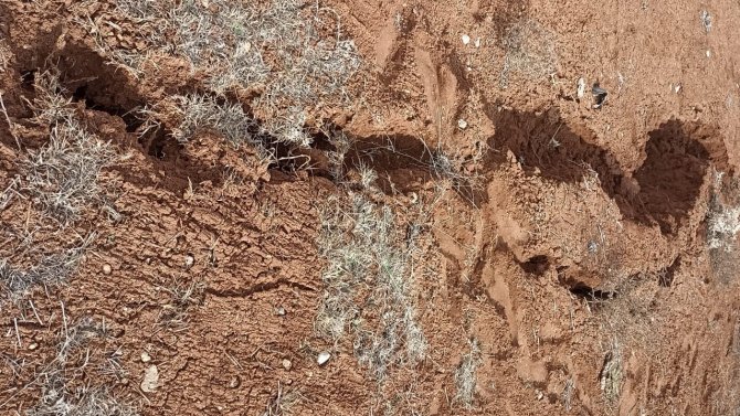 Kahramanmaraş’ta Deprem Devasa Göçük Oluşturdu